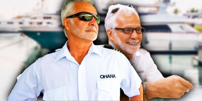 Below Deck's Captain Lee Rosbach montage two different images