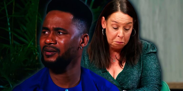 90 Day Fiancé’s Usman Umar and Kim Menzies looking upset