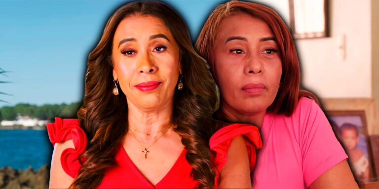 Lidia Morel from 90 Day Fiance montage wearing bright outfits