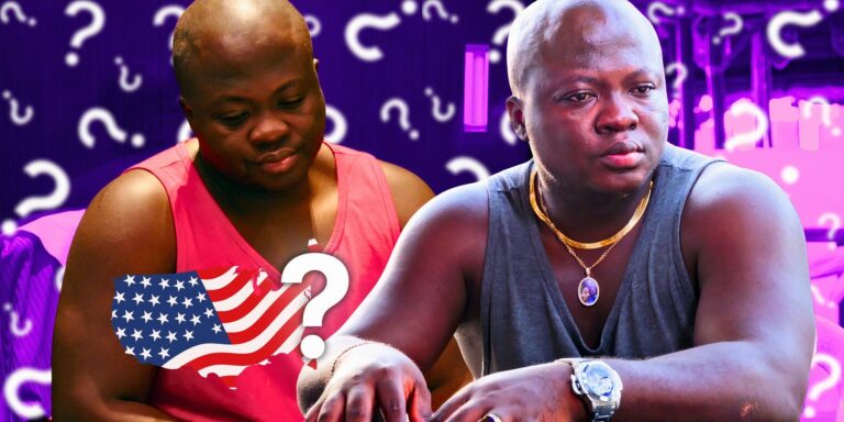 Michael Ilesanmi 90 Day Fiancé Happily Ever After side by side image with question marks