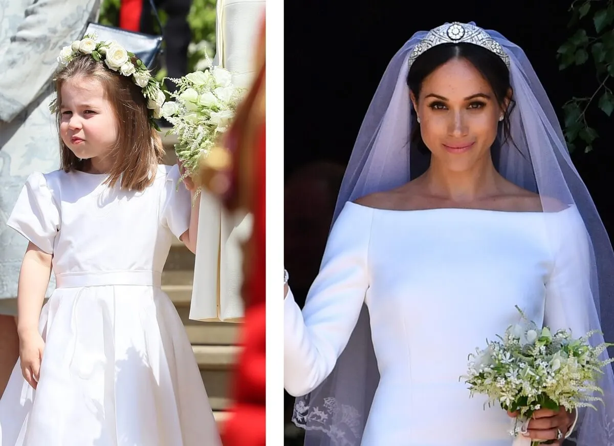 La vidéo montre les sentiments de Meghan Markle envers la princesse Charlotte alors qu'elle se fronce les sourcils pendant le mariage avec le prince Harry