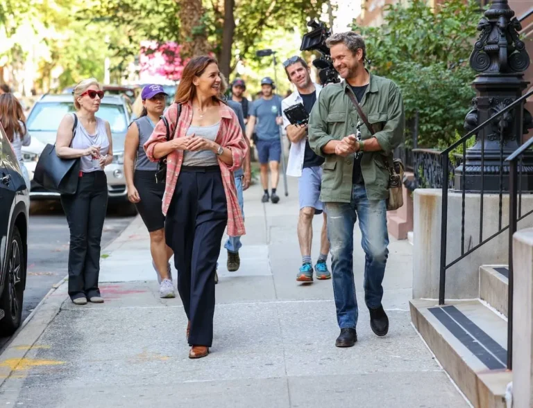 `` Dawson's Creek '' met en vedette Katie Holmes et Joshua Jackson se réunissent à New York