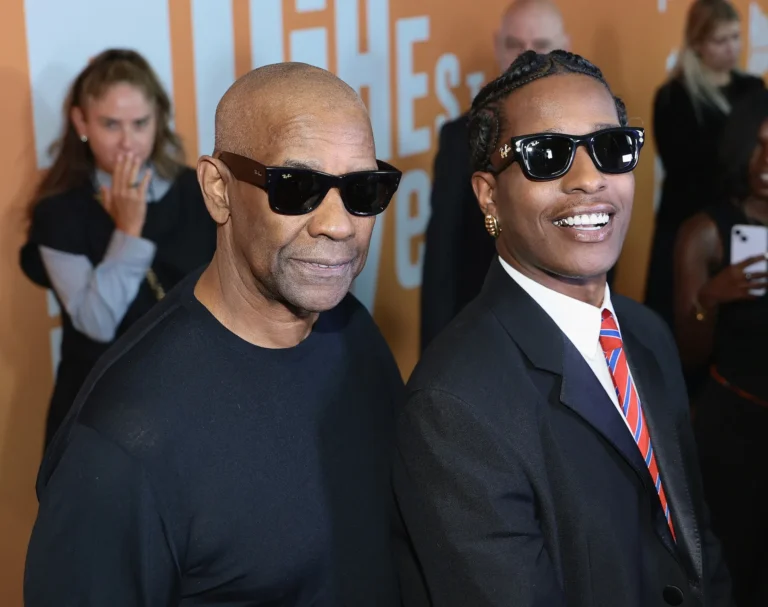 Denzel Washington donne à Rihanna et A $ AP Rocky's Romance the Green Light