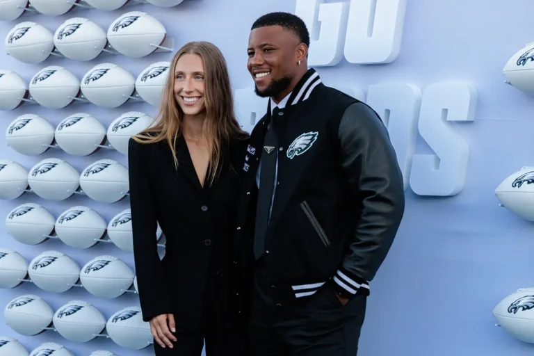 Anna Congdon, la fiancée de la star des Eagles de Philadelphie, Saquon Barkley, n'a « jamais aimé les projecteurs »