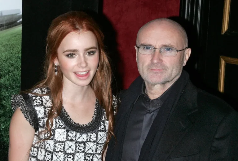 Lily Collins brille à Hollywood alors que son père, Phil Collins, fait face à des problèmes de santé majeurs