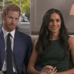 Le prince Harry montre des «nerfs inhabituelles» lors d&rsquo;un entretien conjoint avec Meghan
