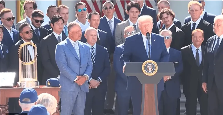 Les Dodgers de Los Angeles visitent la Maison Blanche alors que Donald Trump montre à quel point « Trump 47 » est différent de « Trump 45 »